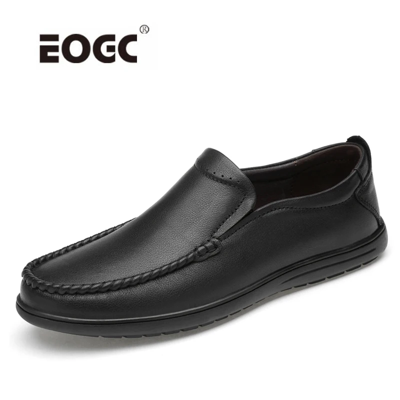 

Genuine Leather Men Shoes Handmade Design Men Flats Breathable Casual Loafers Moccasin Comfortable Driving Shoes