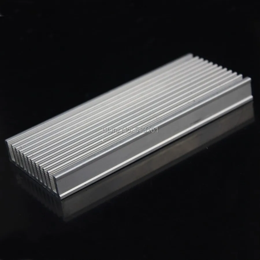 Алюминиевый Радиатор 30 шт./лот чип радиатора 120x50x12 мм для IC Светодиодный радиатор