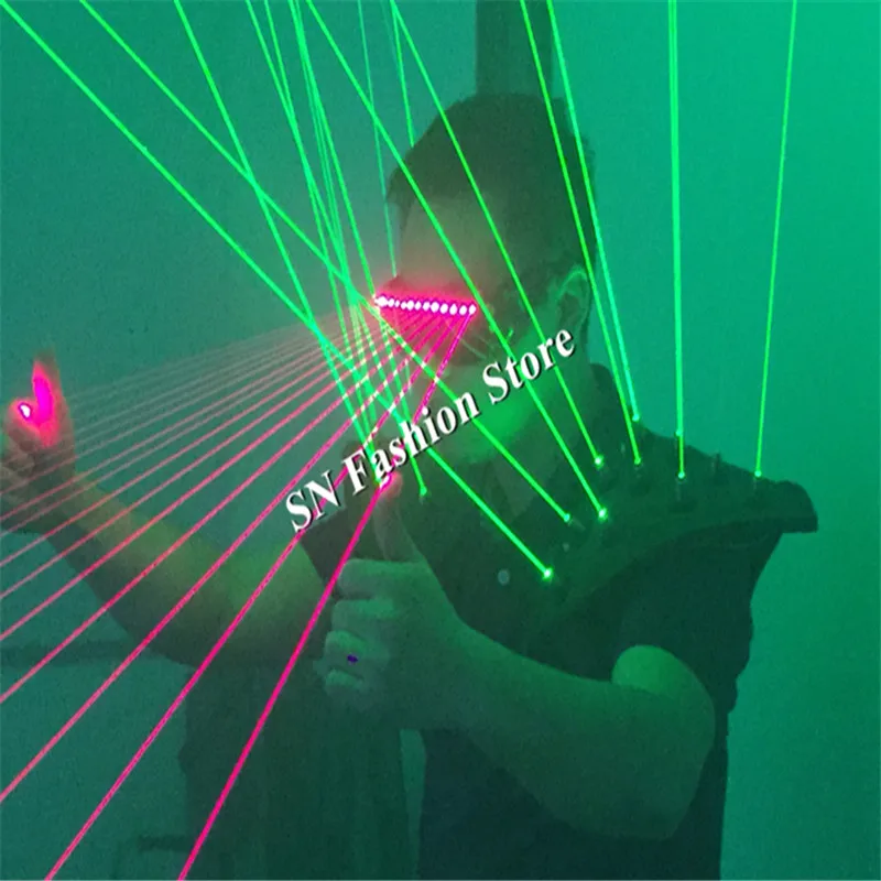 Лазерный жилет для бальных танцев костюм ночных клубов лазерные очки 1 комплект |