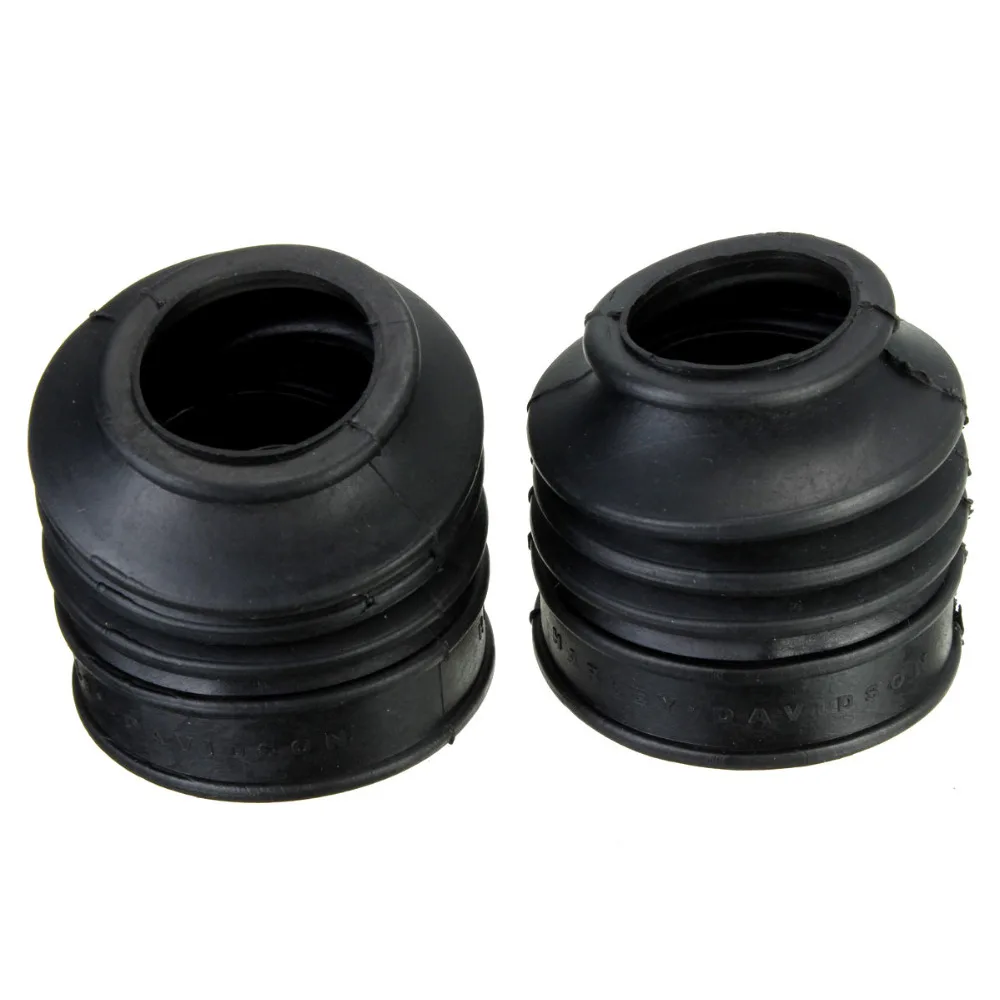 Мотоциклетные черные 39 мм передняя вилка резиновые чехлы Гетры сапоги для Harley