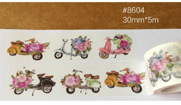 10 новых Дизайнов! Цветы/девушки/дракон/бабочка шаблон японский Васи декоративный