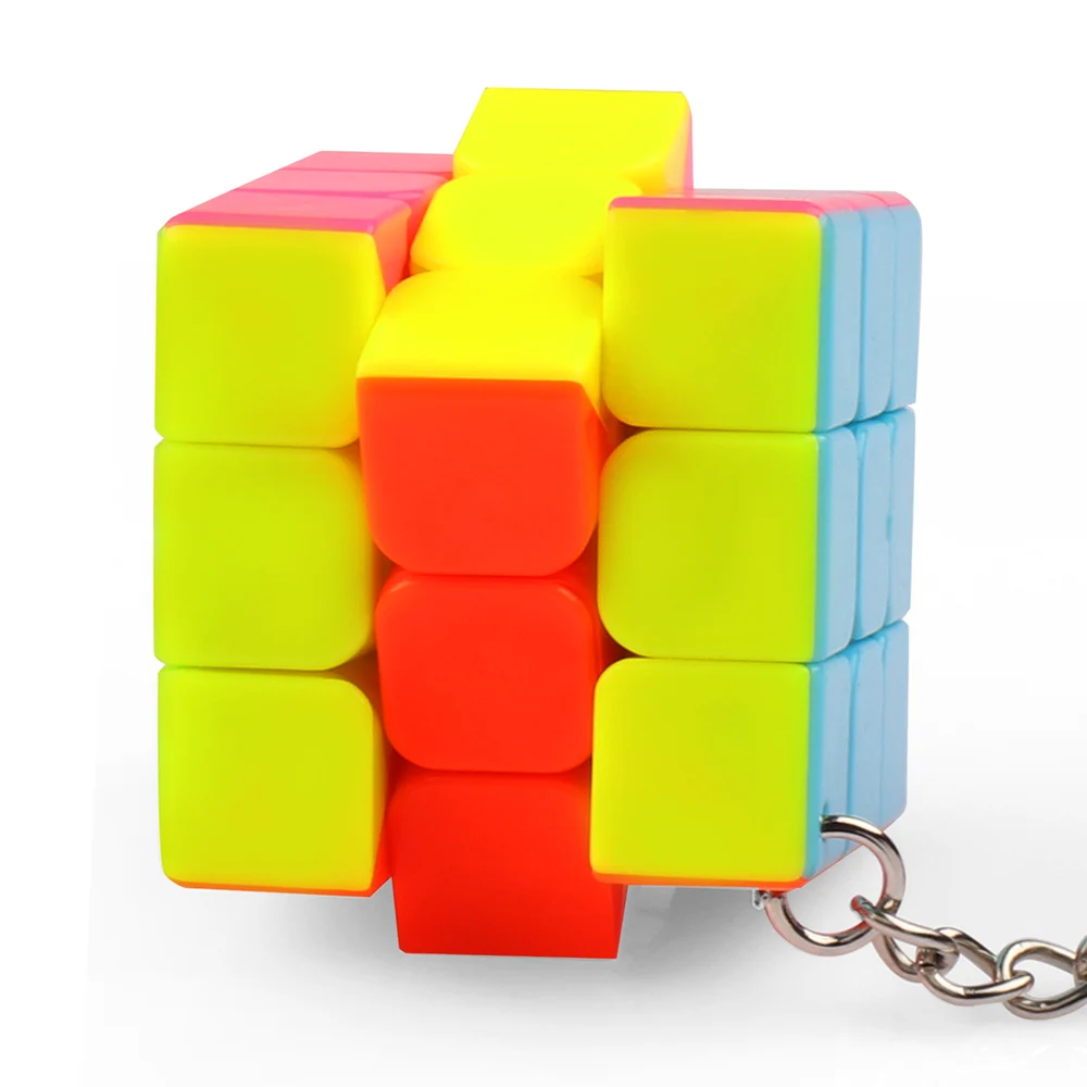 Брелок D-FantiX Yuxin Cube 3x3 мини куб головоломка игрушка (1 38 дюйма) | Игрушки и хобби
