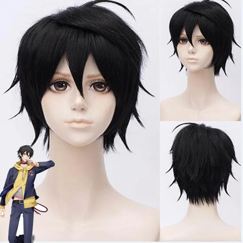 Отдел Rap битва DRB Сабуро Ямада Косплэй парик для Для мужчин Хэллоуин Карнавал