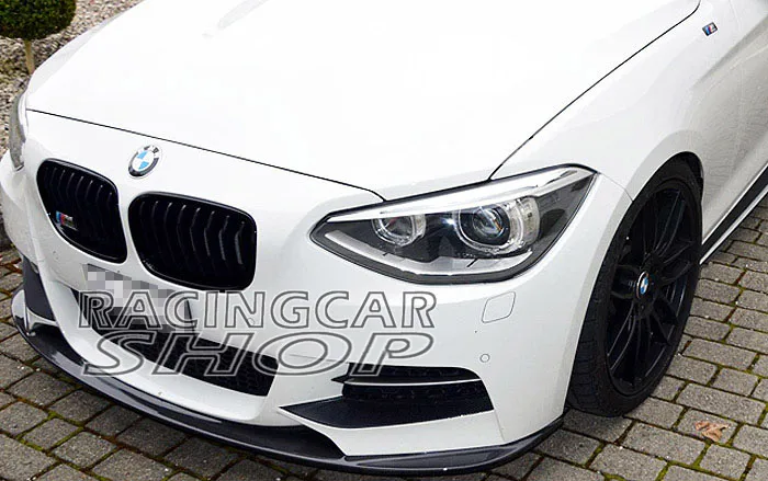 Неокрашенный 3D стиль передний спойлер для BMW F20 1 SERIES M TECH спортивный бампер 11 14