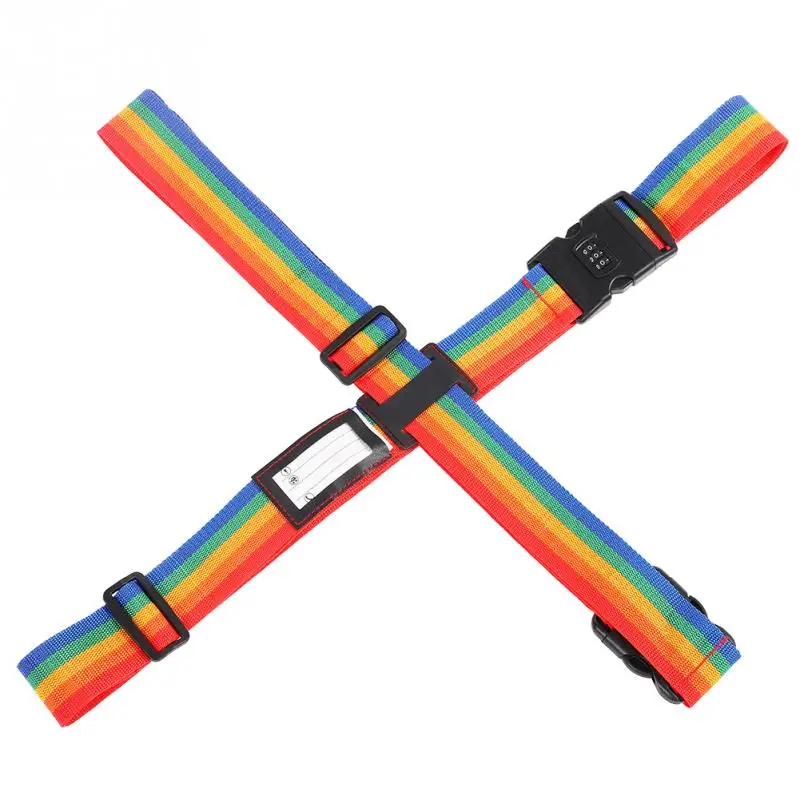 1 пара Чемодан со скрещенным ремешком пояс упаковка Регулируемый масштабных