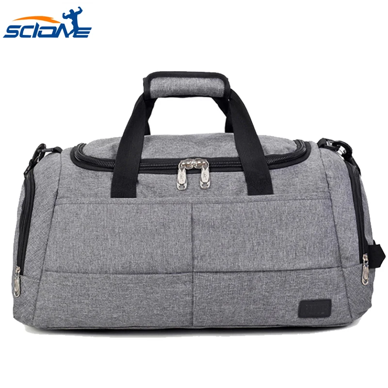 

Scione 50L Large Capacity Nylon Waterproof Sport Bag for Men's Fitness training Outdoor Travel Shoulder Handbag Sac De Sport