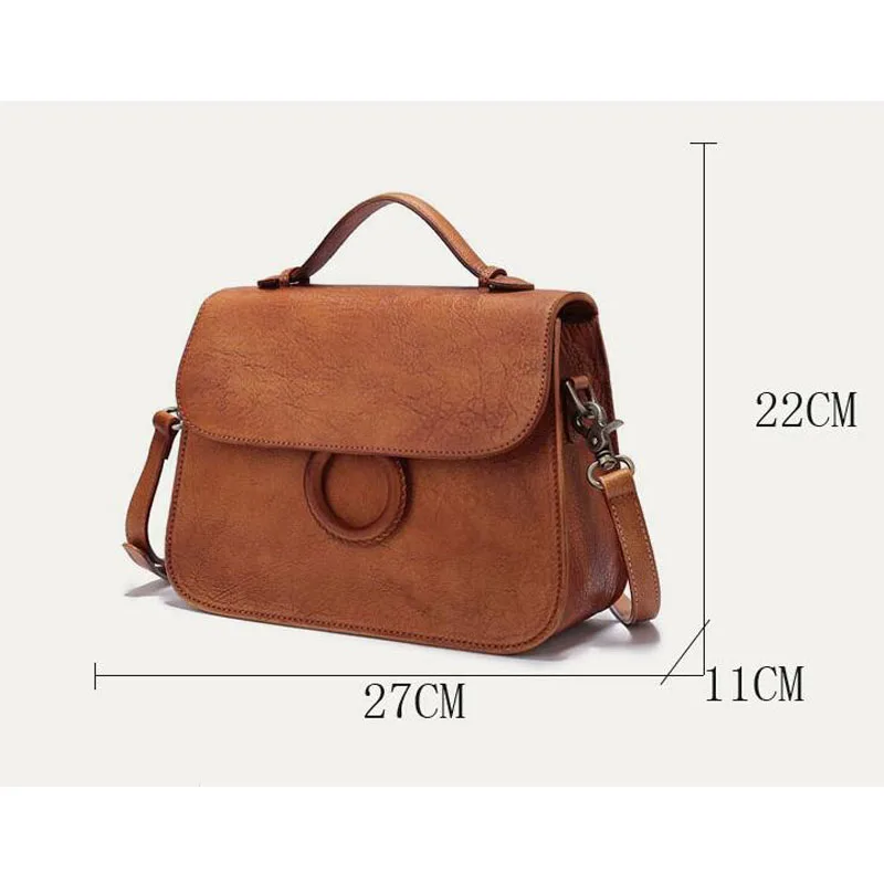 AETOO The first layer of leather handbags small square bag casual women portable oblique cross package hand pack | Багаж и сумки