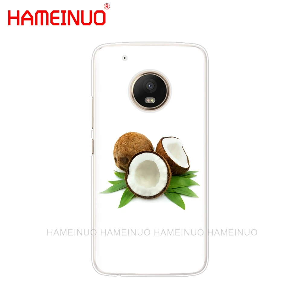 HAMEINUO кокосовый пляжный фруктовый сок Летний чехол для телефона Motorola Moto X4 C G6 G5 G5S G4