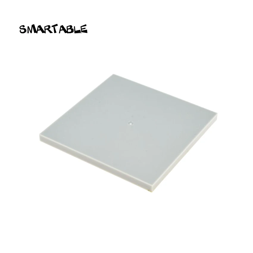 Smartable Tile 6x6 с пазами строительные блоки MOC детали DIY игрушки для детей креативные