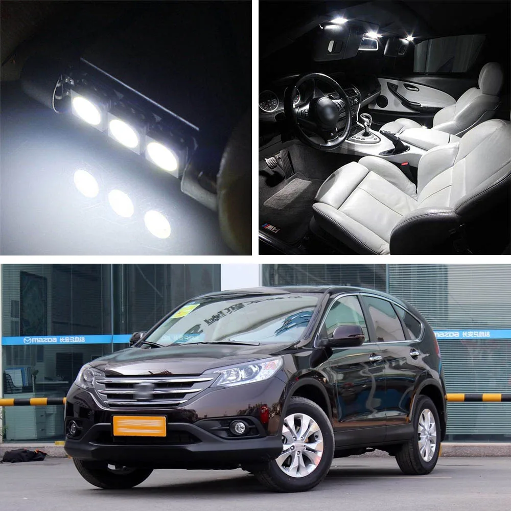 

Canbus LED Lamp Interior Map Dome Trunk Plate Light Bulbs For Honda CRV 2004-2017