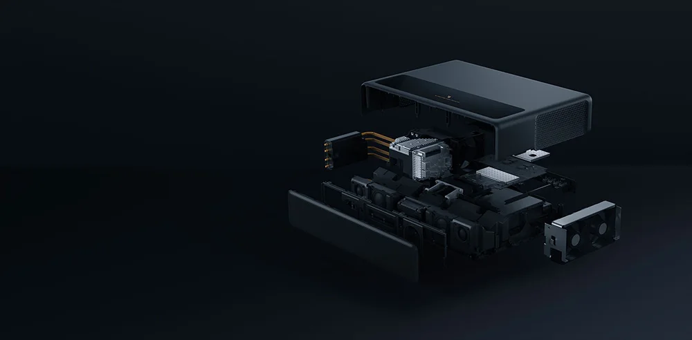 Xiaomi Mijia лазерная проекция ТВ 4K домашний кинотеатр 200 дюймов Wi-Fi Bluetooth 2 Гб ОЗУ 16 Гб английский интерфейс поддержка HDR DOLBY DTS