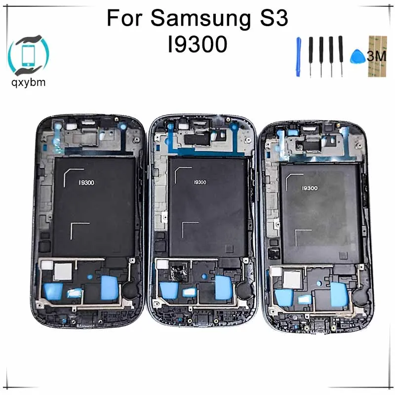 4 8 дюйма Передняя рамка для Samsung Galaxy S3 I9300 9300 передняя мобильного телефона Корпус