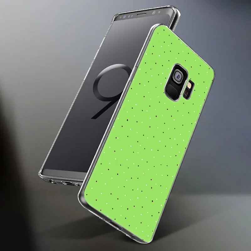 Популярный Мягкий силиконовый чехол в горошек для Samsung Galaxy S10 S9 S8 Plus S7 Edge A6 A8 A7 A9 2018