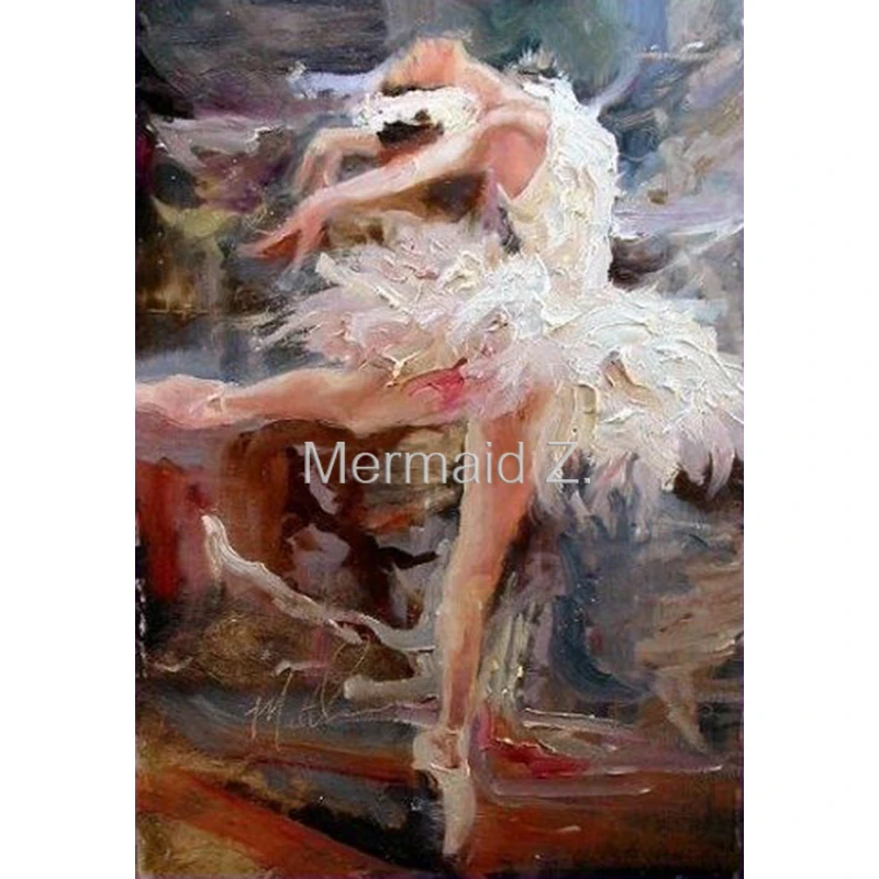 

Handmade Ballerina Flamenco Spanish Woman Heat Dancing Dancer Oil Painting On Canvas Flamenco Dancing Paintings Oil