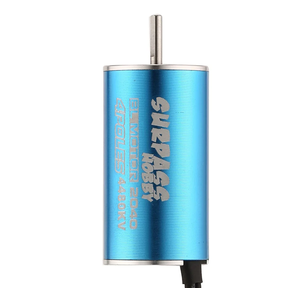SURPASSHOBBY 2040 4480KV до 14 ти лет миниатюрный бесщёточный электродвигатель для 1/16 1/18 RC