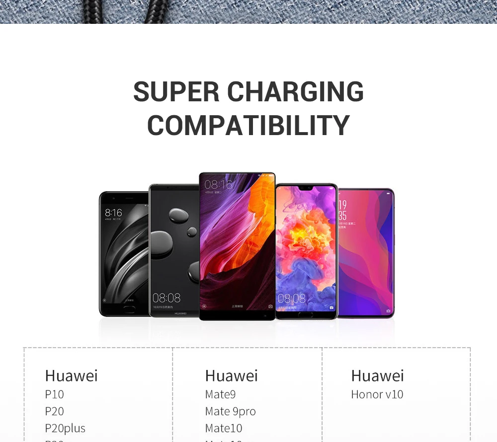 QGEEM 5A usb type C кабель для huawei P20 mate 20 Pro USB быстрая зарядка USB C кабель для передачи данных Honor V10 Supercharge type-C кабель