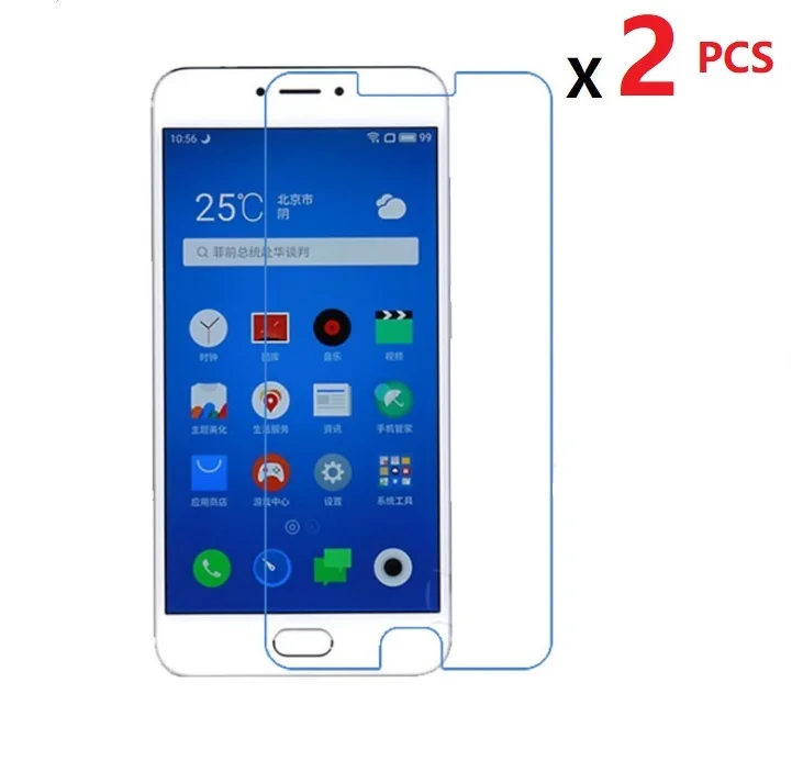 

2 шт. высокая прозрачная защитная пленка для Meizu MX6 MX5 MX4 глянцевая Защитная пленка для Meizu MX4 Pro
