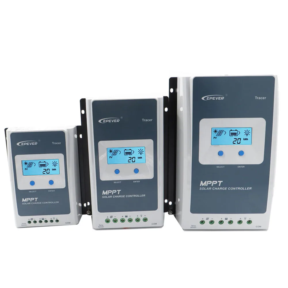 Контроллер заряда солнечной батареи MPPT 40A/30A/20A/10A подсветильник ка ЖК-дисплей