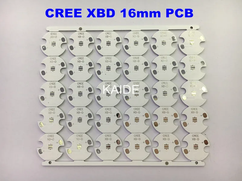 CREE XBD алюминиевая пластина 2525 led PCB dia16m20mm фонарик LED печатная плата | Освещение