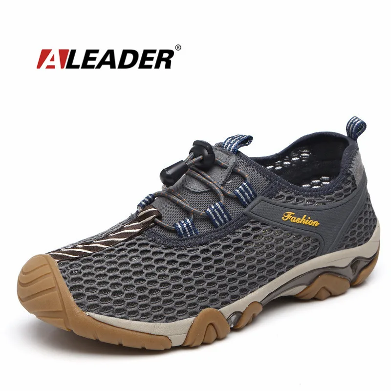 Aleader Breathable Men Casual Shoes New 2019 Summer Cool Mesh Walking Outdoor Mens Trainers Male | Обувь