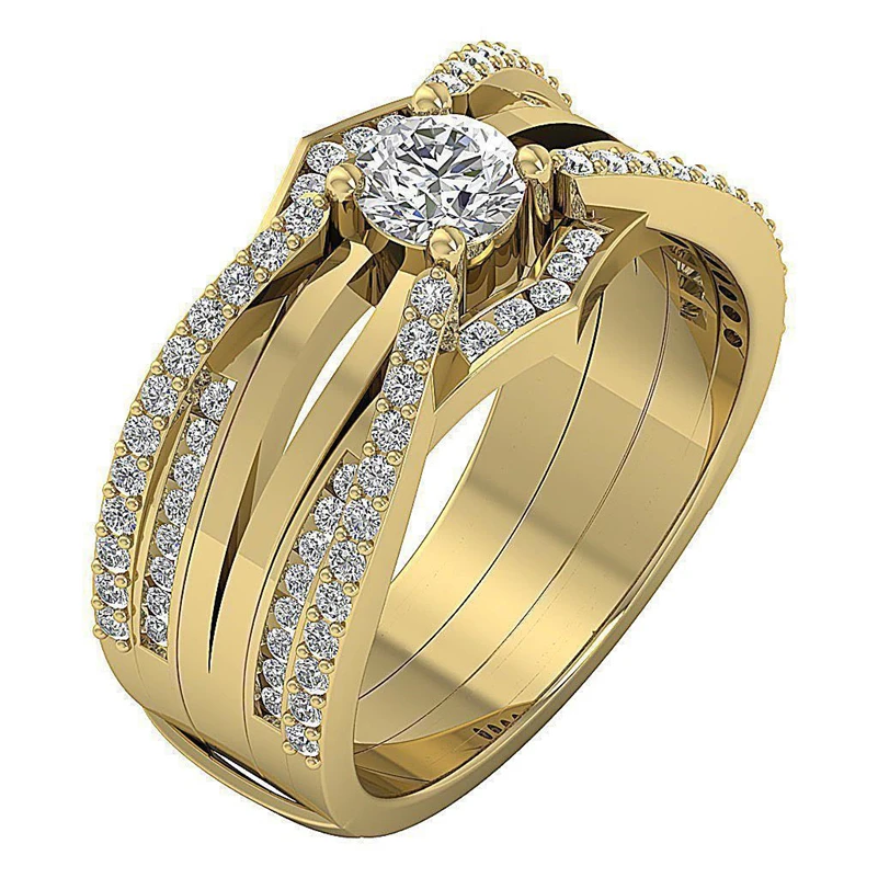 14k розовое золото три кольца с бриллиантами Набор для женщин мужчин Anillos De Gemstone Bizuteria 14k золото Перидот алмаз обручальное кольцо ювелирные изделия кулоны серебро 925 gümüş серебряные украшения серебро