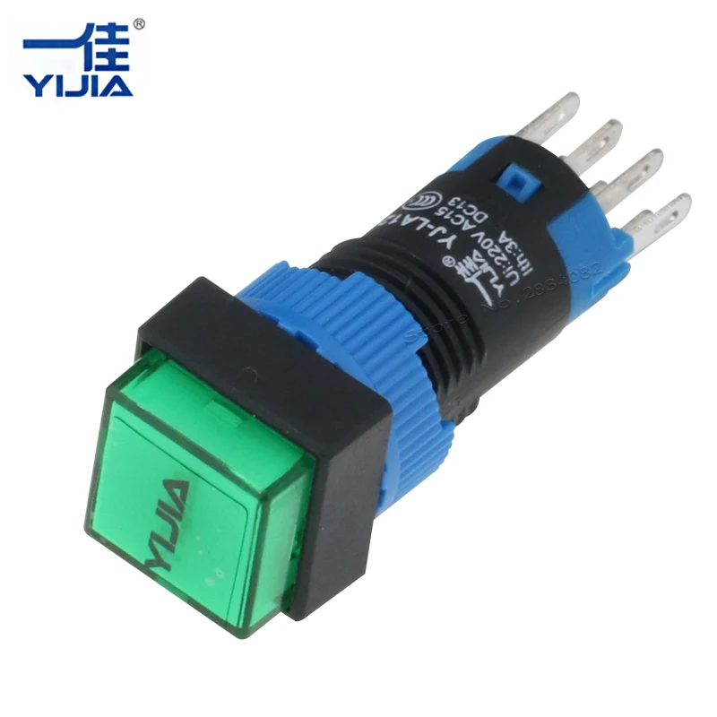 Светодиодный светильник с серебряным контактом 12 мм квадратной подсветкой 8