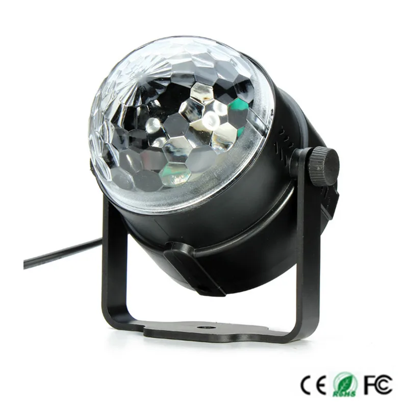 

3W RGB LED Projector DJ Light Disco Ball LED Par Crystal Magic ball bar Party Xmas effect Stage Lights Free Shipping