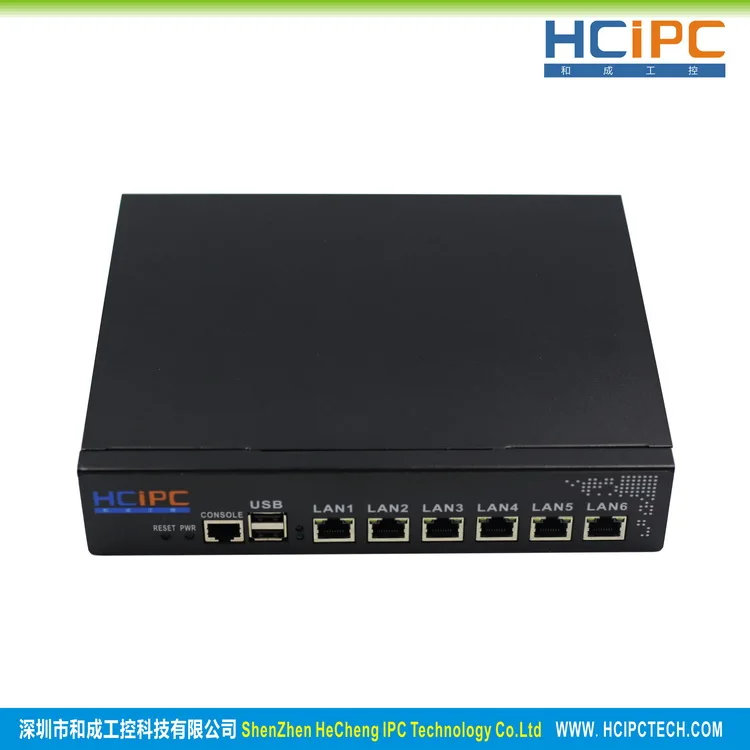HCiPC B201 M31 HCL SD525 6LD Atom D525 82583V 6LAN мини брандмауэр Barebone маршрутизатор ПК 4LAN материнская