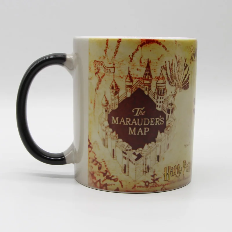 Кофейные кружки Marauder Map меняющие цвет волшебная Термочувствительная чайная
