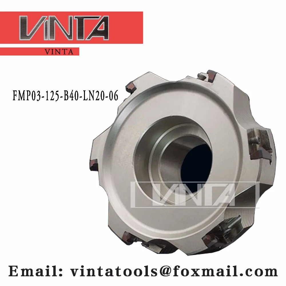 

Фрезерный резак для карбидных вставок FMP03-125-B40-LN20-06 Face