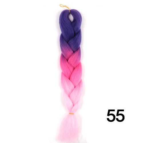 Beyond beauty Ombre Jumbo косички синтетические косички волосы крючком 100 цветов доступны 100 г наращивание волос - Цвет: #33