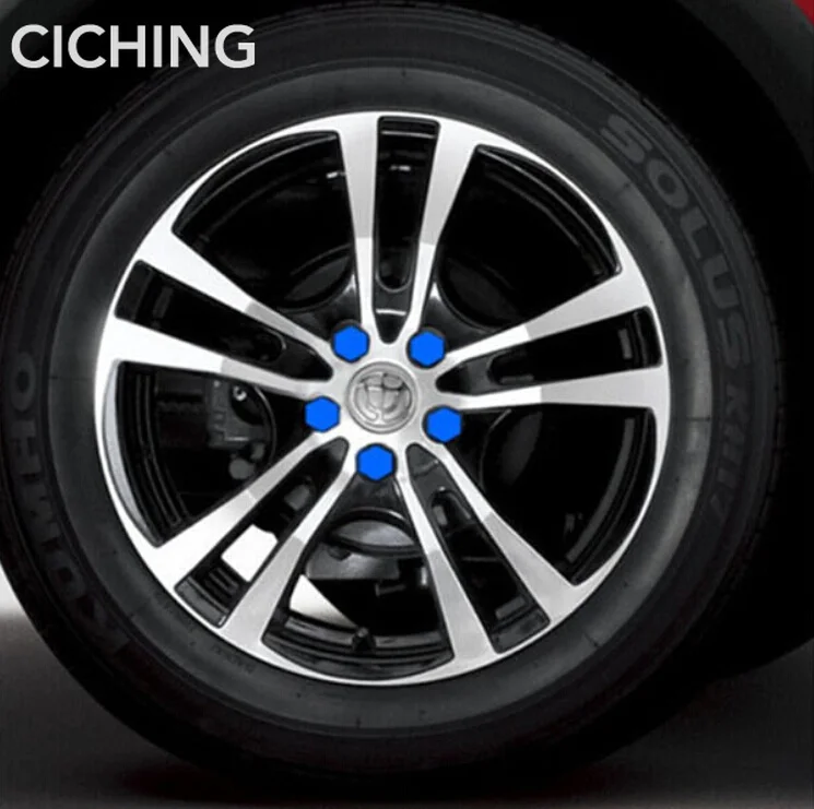 Колеса автомобиля винтовой крышкой силикон снаружи продукты для Audi A4 B6 A6 C5 Q7 A1 A5 A7