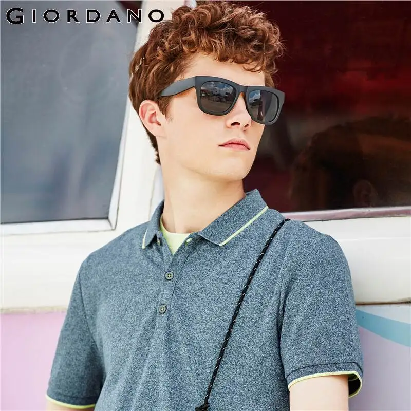 Giordano поло мужское футболка slim fit Polo фирмы Giordano с короткими рукавами выполнена из хлопка и полиэстера, рубашка а так же имеет нескольких цветовых вариантов