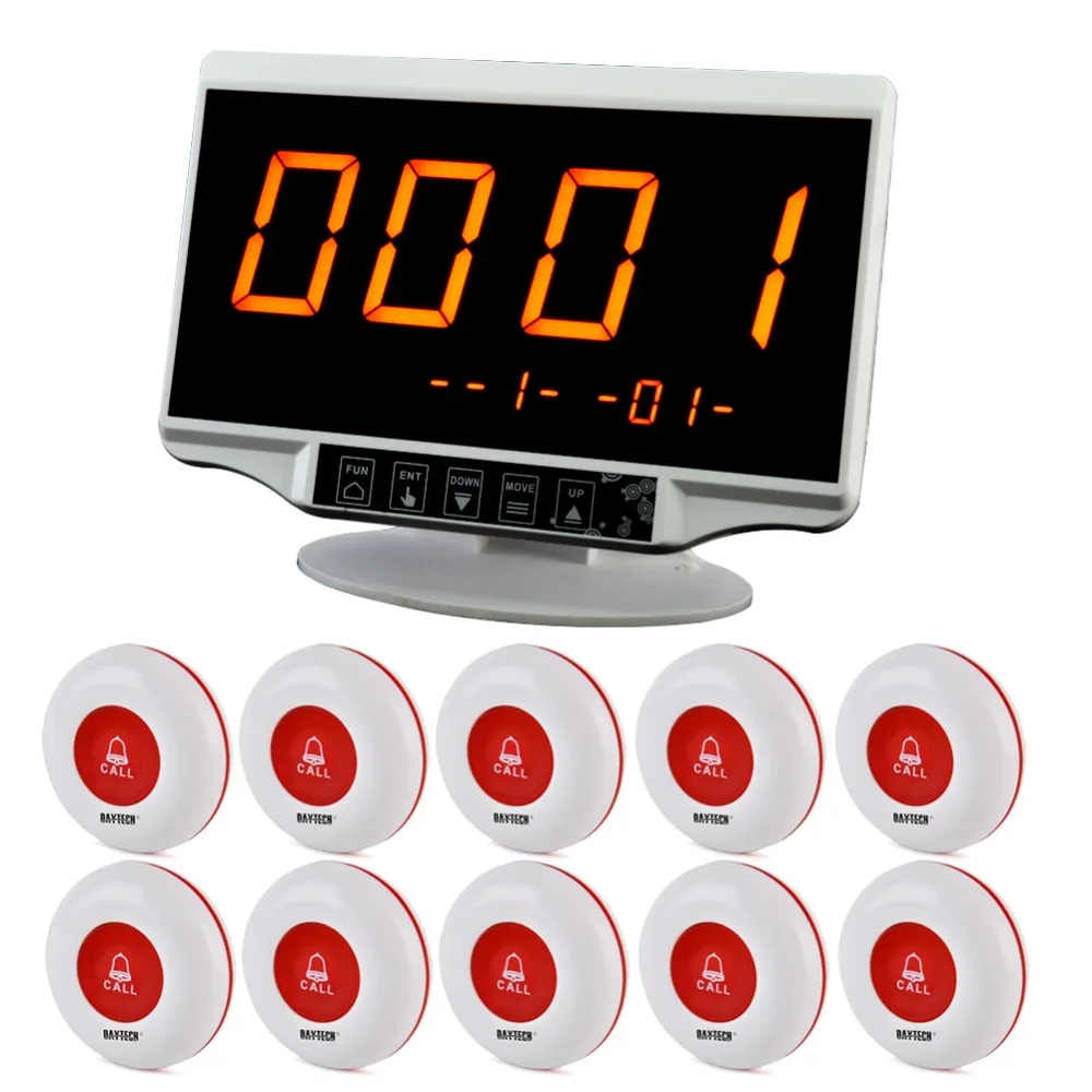 DAYTECH ресторанная система подкачки Беспроводная вызова официант уход пейджер 1 шт.