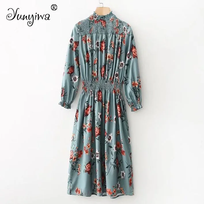 Женское платье Повседневное прямой печати Половина Рукава Vestidos до середины икры