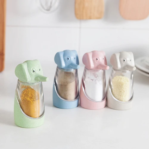 Кухонный инструмент милый перец для специй со слоником бутылка хранения соли