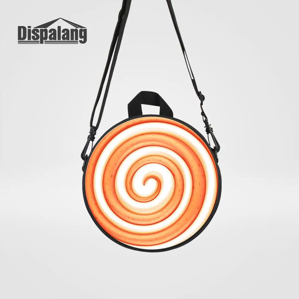 Backpack4 Детский круглый рюкзак для детского сада, милая школьная сумка с принтом конфет для девочек, маленькие сумки-мессенджеры, детские мини сумки через плечо - Цвет: Backpack4