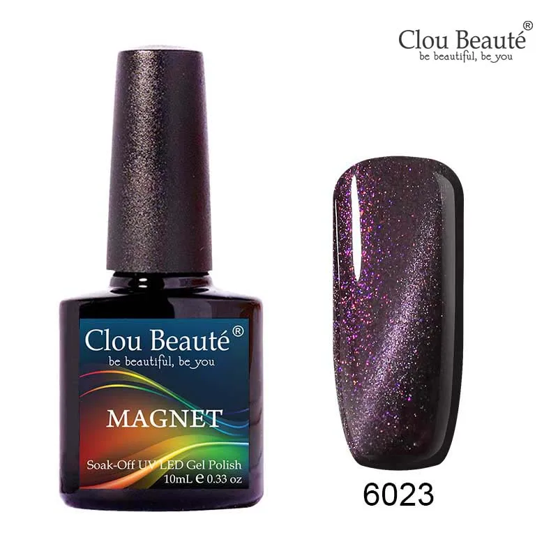 6023 Clou Beaute кошачий глаз Гель-лак для ногтей unhas em гель замочить от Nagellak золотая линия темно-синий Магнитный Гель-лак для ногтей гель - Цвет: 6023