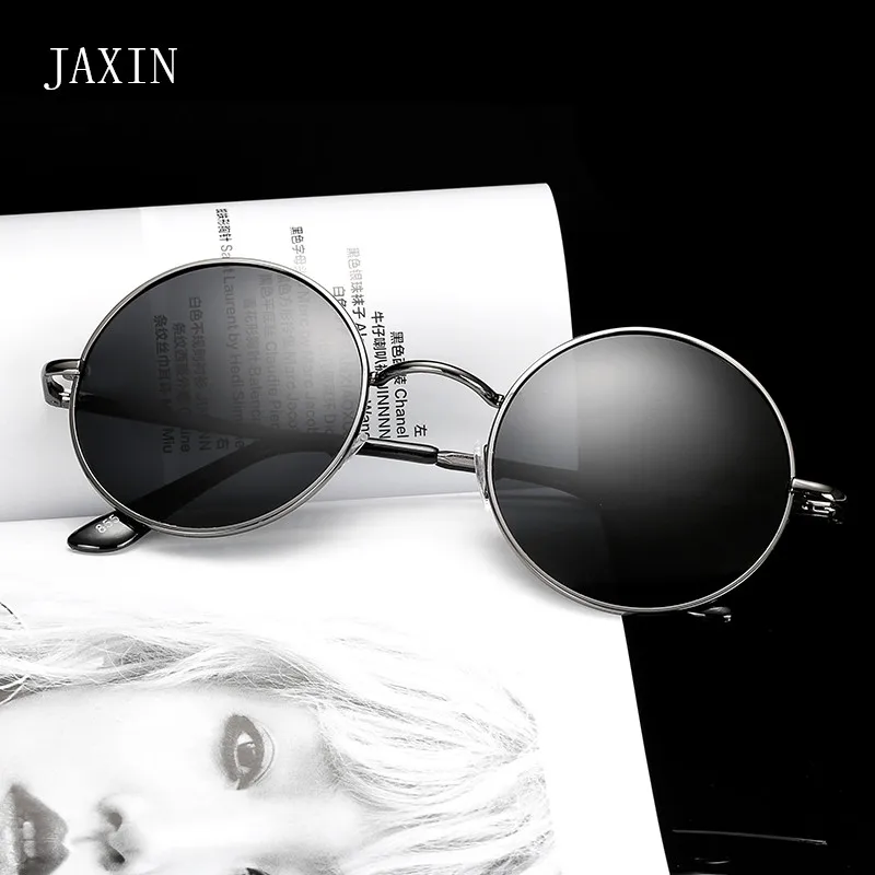 JAXIN Classic retro Round Sunglasses Men wild trend Sun Glasses Women brand design travel outdoor goggles oculos UV400 okulary | Аксессуары