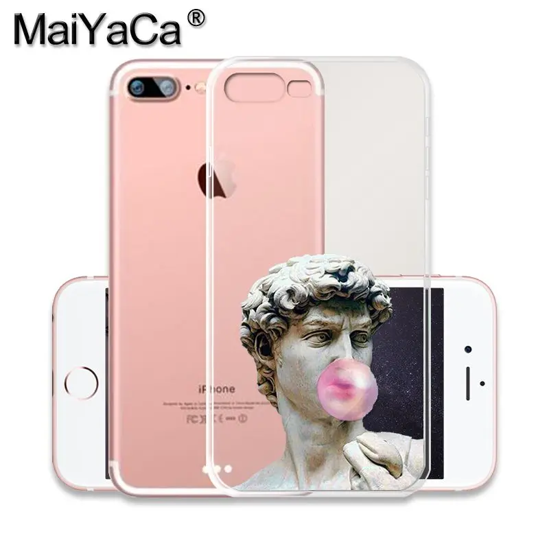 Чехол для телефона в винтажном стиле с изображением статуи Давида iphone 12 11 pro MAX 8 7 6
