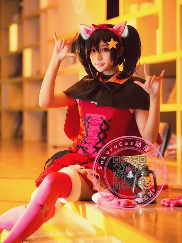 Женский костюм для Хэллоуина Танцующие звезды на мне|anime costume|cosplay animelove live |