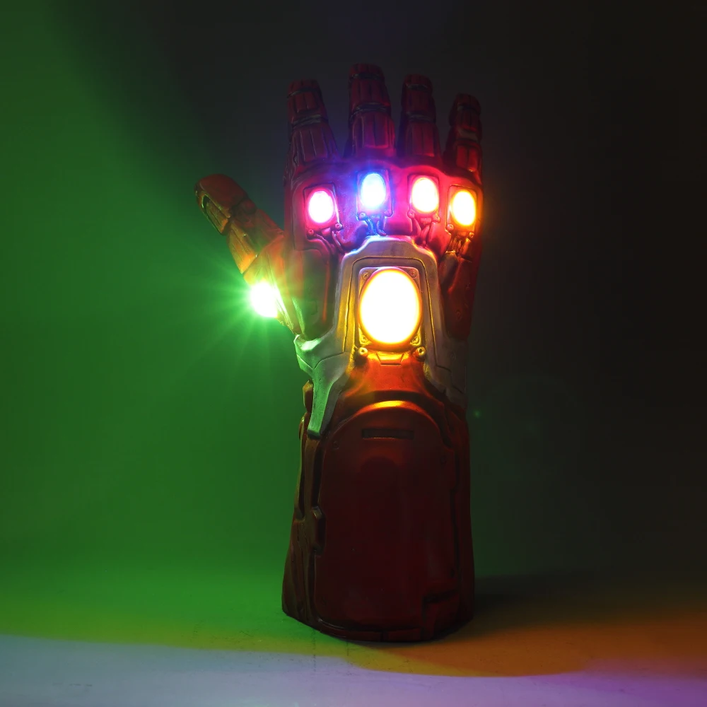 Мстители 4 Endgame Железный человек Бесконечность Gauntlet светодиодный светильник