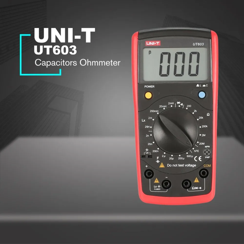 UNI T UT603 современный сопротивление индуктивно емкостные датчики тесты ers LCR