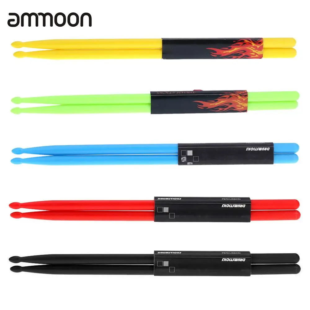 Аксессуары для барабана 5 А барабанные палочки нейлоновые легкий дизайн набор