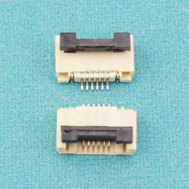 Новый FFC FPC Гибкий плоский кабельный разъем 0 5 мм Шаг 6 pin гибкий Кабельный |