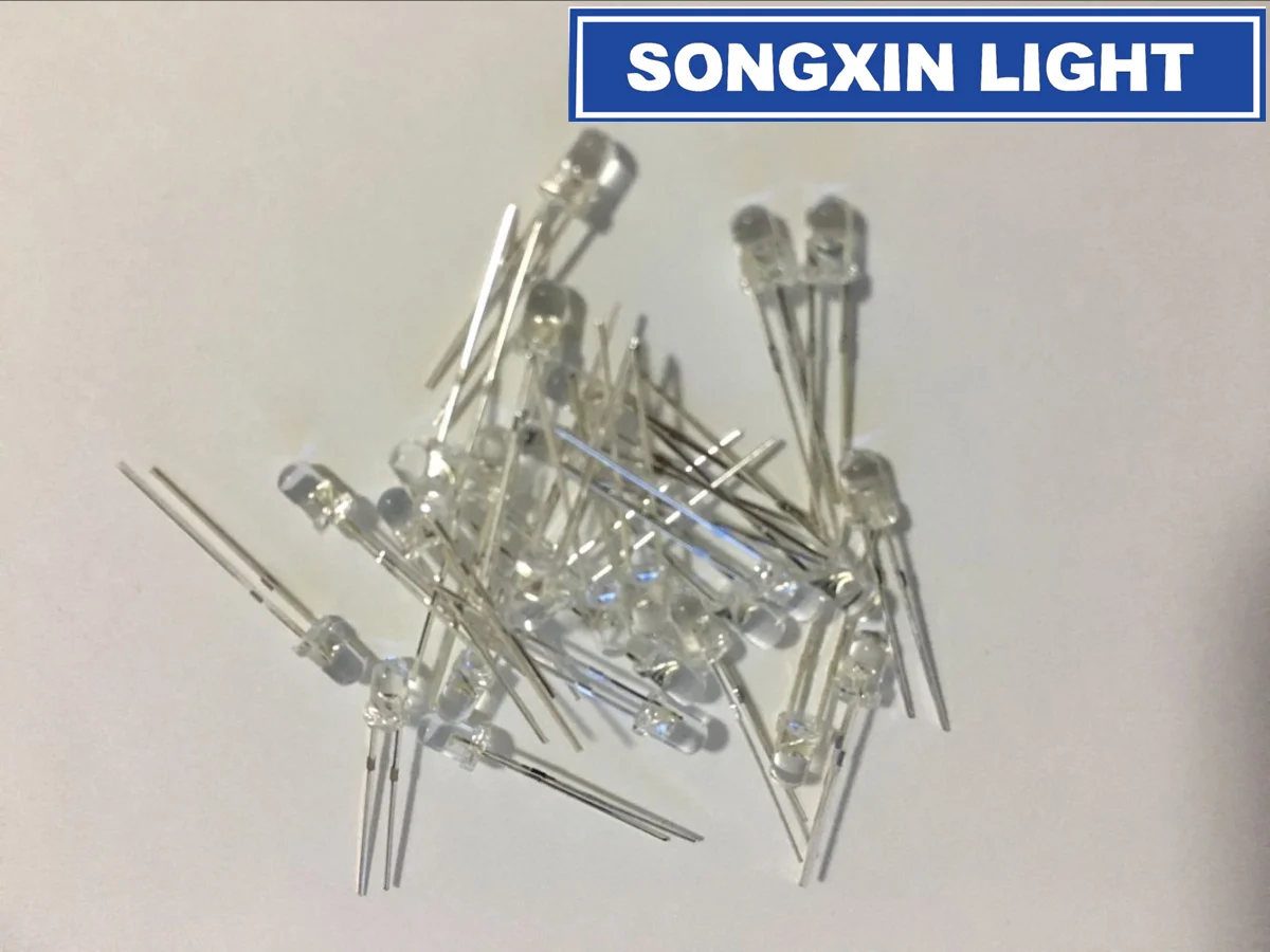 XIASONGXIN светильник 50 шт. 3 мм Фиолетовый/УФ светодиодный супер яркий F3 диоды 390 410NM F3MM