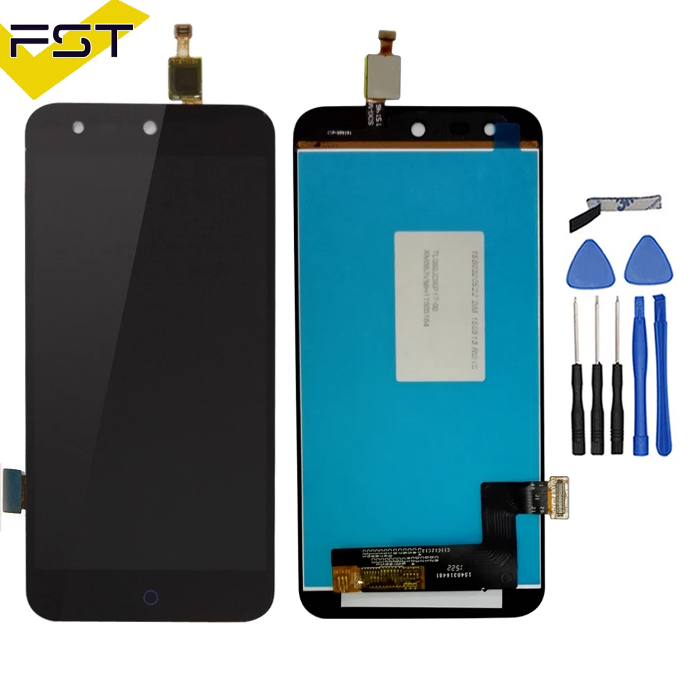 ЖК-дисплей 5 0 дюйма для ZTE Blade X5 кодирующий преобразователь сенсорного экрана в