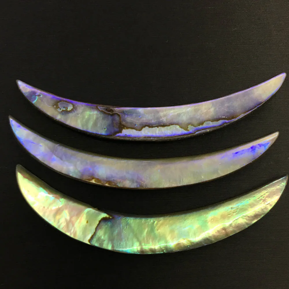 8*70 мм корпус абалона резные кабошоны в форме Луны самодельные предметы 10 шт./лот |