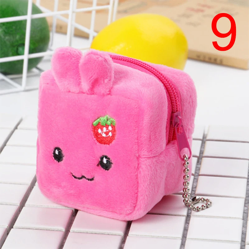 11 стилей, Лидер продаж, Kawaii, мультяшная панда/лягушка/птица, Детский плюшевый Кошелек для монет, кошелек на молнии, кошелек для девочек, для подарка