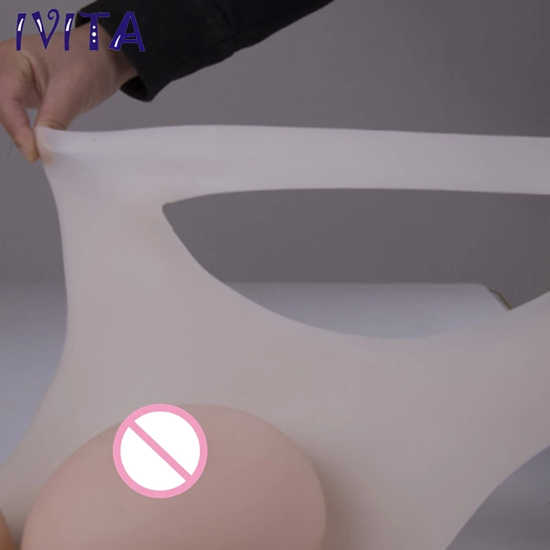 IVITA 1400g силиконовые искусственные бриллианты формы для груди Drag Queen|fake breast forms|breast